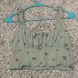 Altar'd State Sage Floral Tank Top